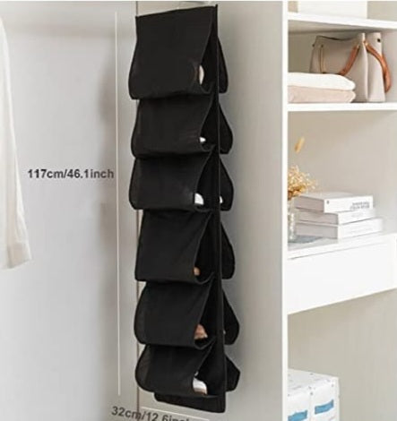 Pocket Shoe Organiser - Black