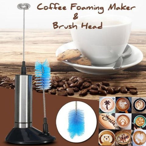 Milk Frother with Stand