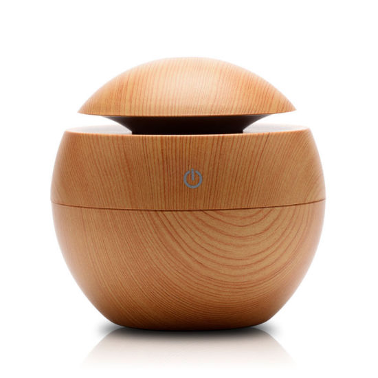 Round Wood Finish Humidifier