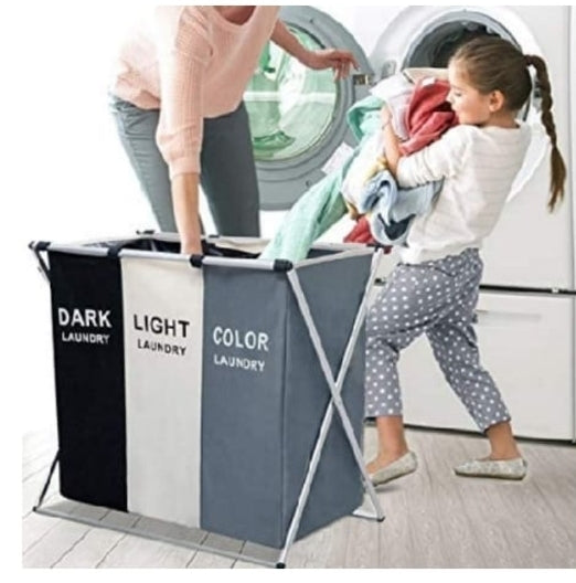 3 Grid Laundry Basket