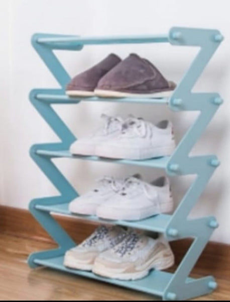 Z Shaped Shoe Rack - 5 Tier