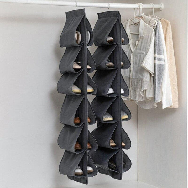 Pocket Shoe Organiser - Black