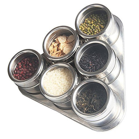 Magnetic Spice Rack - 6 Piece