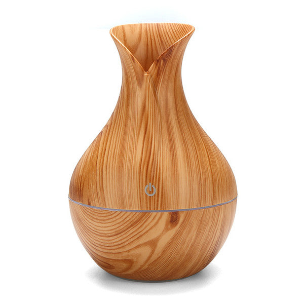 Vase Wood Finish Humidifier